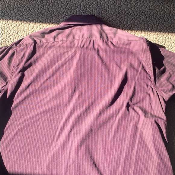 CK Purple and Black striped long sleeve shirt - Picture 3 of 5